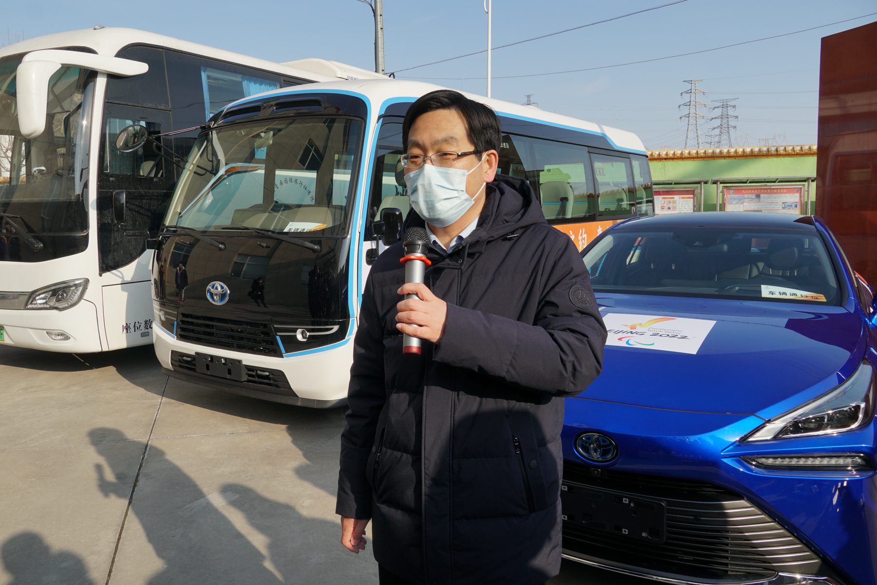 北京市經濟和信息化局汽車交通處副處長吳志全 ? 本文圖片 澎湃新聞記者 周頔 攝